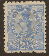 NZ 1882 2 1/2d QV P10x11 SSF SG 230 HM* #UM163 - Nuovi