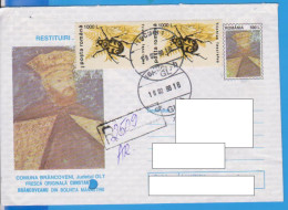 REGISTERED LETTER INFLATION STAMPS   ROMANIA STATIONERY - Other & Unclassified