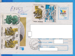 REGISTERED LETTER INFLATION STAMPS   ROMANIA STATIONERY - Other & Unclassified