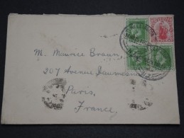 NOUVELLE ZÉLANDE - Enveloppe Pour La France En 1925 - A Voir - L 1843 - Covers & Documents