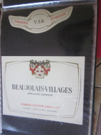 BEAUJOLAIS VILLAGE EMILE GUYON DIJON COTE D'OR AC   Bistrot & Alimentation Étiquette Vin Vignoble - Beaujolais