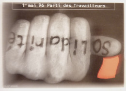 CPSM 1ER MAI 1996 PARTI DES TRAVAILLEURS - Labor Unions