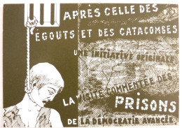 CPSM VISITE COMMENTEE DES PRISONS DE LA DEMOCRATIE AVANCEE Par P JEUDY 600ex 1979 - Jeudy