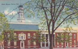 Delaware Governor Autograph(?), State Capitol In Dover DE, Politician C1940s/50s Vintage Postcard - Other & Unclassified