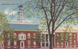 Delaware Governor Autograph(?), State Capitol In Dover DE, Politician C1940s/50s Vintage Postcard - Andere & Zonder Classificatie