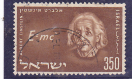 #172  ALBERT EINSTEIN, USED, ONE STAMP, ISRAEL - Albert Einstein