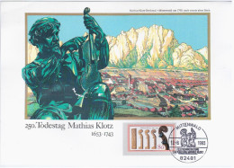 Germany Deutschland 1993 Mathias Klotz, Violin Maker, Music Musik Musique Instrument, Mittenwald - 1981-2000