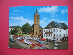 SIEGEN.Kornmarkt U.Nikolaikirche.AUTO - Siegen