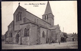 ST-PIERRE LE MOUTIER (58) VUE PLACE DE L´EGLISE PHOTOS R/V - Saint Pierre Le Moutier