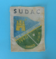 2. TABLE TENNIS EUROPEAN CHAMPIONSHIP 1960. ´´ JUDGE ´´ Original Vintage Official Patch * Tennis De Table Tischtennis - Table Tennis