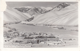 Real Photo - Idaho USA - Sun Valley From Penny Mountain - Damaged Corner - 2 Scans - Sonstige & Ohne Zuordnung