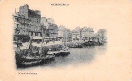 Carte Postale Ancienne Cherbourg Le Quai De Caligny Remorqueur " Joseph " Dos Non Divisé - Schlepper