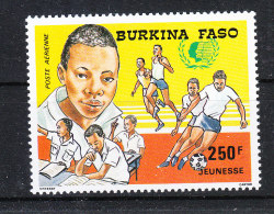 Burkina Faso   -   1985.  Calcio E Altre Attività Giovanili. Soccer, Running  And Other Youth Activities.. MNH - Unused Stamps