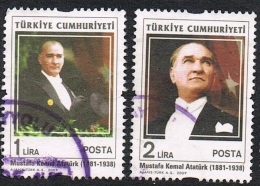 2009 - TURCHIA / TURKEY - IL PRESIDENTE KEMAL ATATURK PRIMO PRESIDENTE DELLA REPUBBLICA TURCA. USATO, - Usados