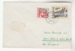 1967 Horn CZECHOSLOVAKIA COVER Stamps  60h 1.60k - Lettres & Documents