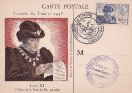 Journée Du Timbre Carcassone 1945 - Brieven En Documenten