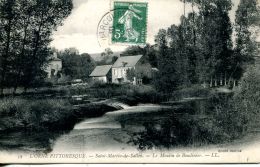 N°427 F -cpa Saint Martin De Sallen -le Moulin Du Bouvinier- - Moulins à Eau