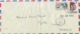 CTN35/3 -  OCEANIE LETTRE  DE MAI 1954 - Storia Postale