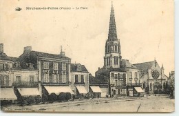 DEP 86 MIREBEAU LA PLACE EGLISE - Mirebeau