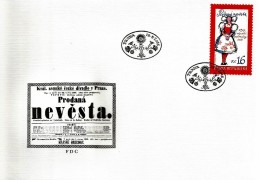 Czech Republic - 2016 - 150 Anniversary Of Premiere Of Bartered Bride Opera - FDC (first Day Cover) - FDC