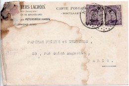 OCB Nr 139 Albert I Perfin Perfo " U.P.L. " Usines Peters - Lacroix Met Stempel Haren  - 2nd Choise !! - 1909-34