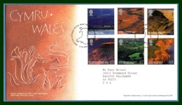 GB FDC 2004 Yv.N° 2565 /8 Wales - 2001-2010 Dezimalausgaben