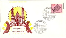 REL-L70 - ALLEMAGNE FDC Abbaye Bénédictine De Ottobeuren - 1961-1970