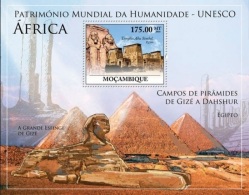 Mozambico 2010, UNESCO In Africa III, Piramids, BF - Egyptologie