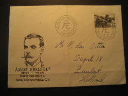 Helsinki 1954 To Zundert Netherlands Holland Stamp On Fdc Cancel Cover Finland - Storia Postale