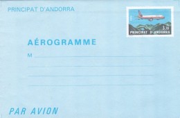 Andorre - Aérogramme - Stamped Stationery & Prêts-à-poster