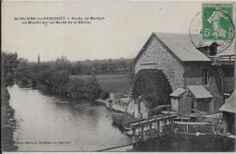 CPA Moulin à Eau Roue à Aube Circulé Saint Hilaire Du Harcouet - Water Mills