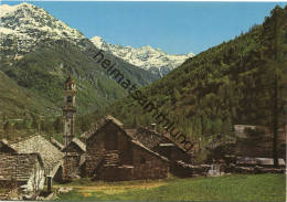 Sonogno - Valle Verzasca - Scorcio - Ansichtskarte Großformat - Verzasca