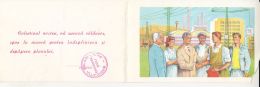 48737- FACTORY, ELECTRIC NETWORK, CONSTRUCTIONS, WORKERS, TELEGRAMME, 1966, ROMANIA - Telégrafos
