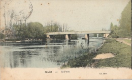 ( CPA 95 )  MÉRIEL  /  Le Pont - - Meriel