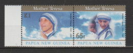 PAPOUASIE-NOUVELLE-GUINÉE  ,N°794 / 795  Mère Térésa - Mutter Teresa