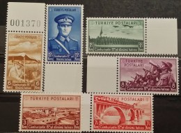 Turkey, 1937, Mi: 1029/34 (MNH) - Ungebraucht