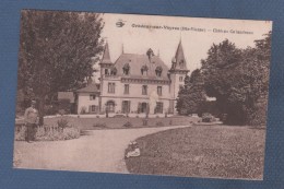 87 HAUTE VIENNE - CP ANIMEE ORADOUR SUR VAYRES - CHATEAU CALLENDREAU - HIRONDELLE EDIT. ? - Oradour Sur Vayres