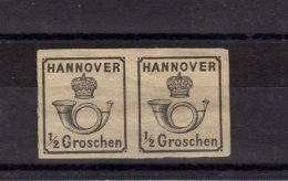 Allemagne -  Hannover_   1 Paire 1/2 Groschen _  (1859) - Hanovre