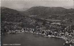 Lugano E Lago Di Muzzano - Photoglob No. A 5328 - Muzzano