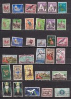 AFRIQUE DU SUD ° LOT DE 33 TIMBRES OBLITERES DIFFERENTS - Verzamelingen & Reeksen