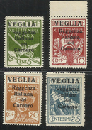 VEGLIA 1920 REGGENZA ITALIANA DEL CARNARO SERIE COMPLETA COMPLETE SET MNH - Arbe & Veglia