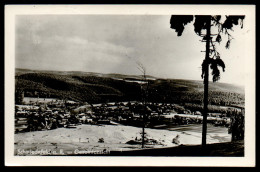 6453 - Alte Foto Ansichtskarte - Schiedefeld Gesamtansicht - Brandt - Sonderstempel 1954 - Schmiedefeld