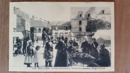 Pont L´abbé.la Place Du Marhallac'h. Entrée Des Augustines. Édition Villard N ° 3135 - Pont L'Abbe