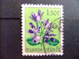 RUANDA - URUNDI 1953 FLEURS FLORA BLOEMEN COB Nº 187 º FU - Used Stamps