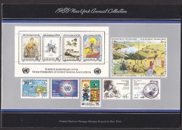 UN - United Nations New York 1986 MNH Souvenir Folder - Year Pack - Other & Unclassified