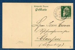 Allemagne -  Entier Postal De Obernberg Pour Claufsen En 1913 -   Réf S 304 - Postal  Stationery