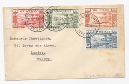 LETTRE DES NOUVELLES HEBRIDES OBLITEREE SYDNEY PAQUEBOT => FRANCE  COVER - Covers & Documents