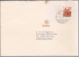 Liechtenstein, 1950, For Cossonay - Lettres & Documents