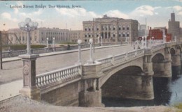 Iowa Des Moines Locust Street Bridge Curteich - Des Moines