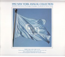 UN - United Nations New York 1992 MNH Souvenir Folder - Year Pack - Other & Unclassified